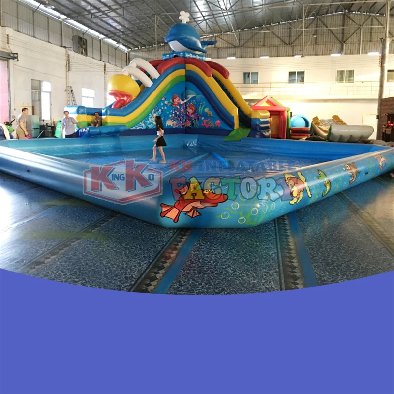 Китайский надувной водный парк от производителя KK водная игровая площадка