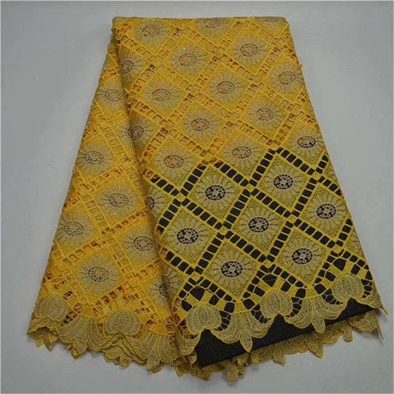 Embroidery Design African Cord Lace Fabrics High Quality Nigeria Wedding Dress Water Soluble Guipure Fabric Wine | Дом и сад