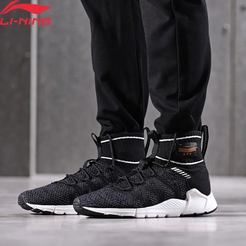 Мужская Спортивная обувь Li-Ning кроссовки для фитнеса с опорой под носки