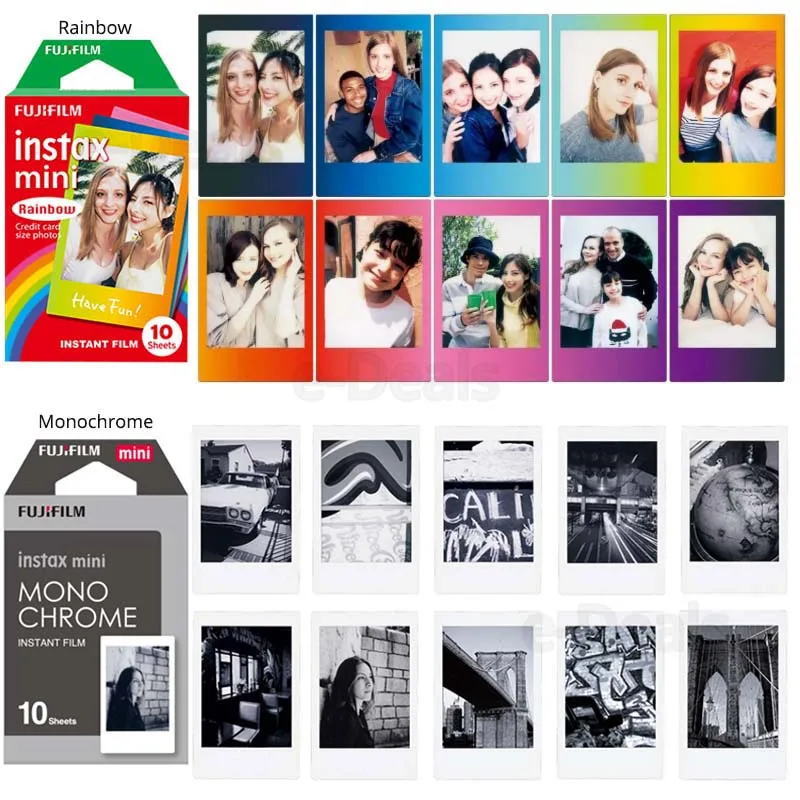 Пленка для Fujifilm Instax Mini 9 10 листов мгновенной фотокамеры FUJI 7s 25 50s 70 90 Share SP-1 SP-2 |