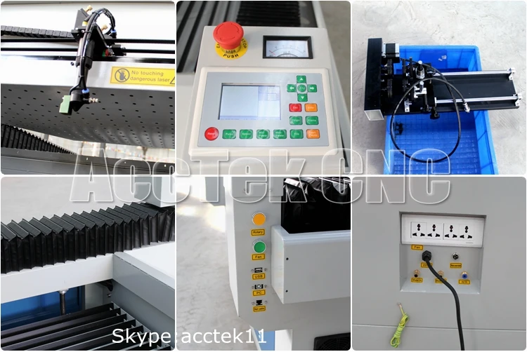 AccTek Reci лазерная трубка cnc кожаная обувь резец 1300*2500 мм лазерный резак|Фрезы по