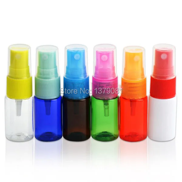 

10ml Empty PET Spray Bottles,Mini Small Mist Perfume Vial,Perfume Atomizer, DIY Make up Sample container 100Pcs/lot