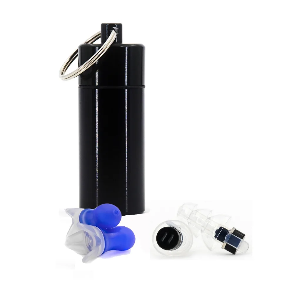 

2 Pairs/Lot Earplugs High Fidelity Silicone Ear Plugs For Sleeping Motorcycle Drummer Earplug Noise Reduction Reusable Earmuffs