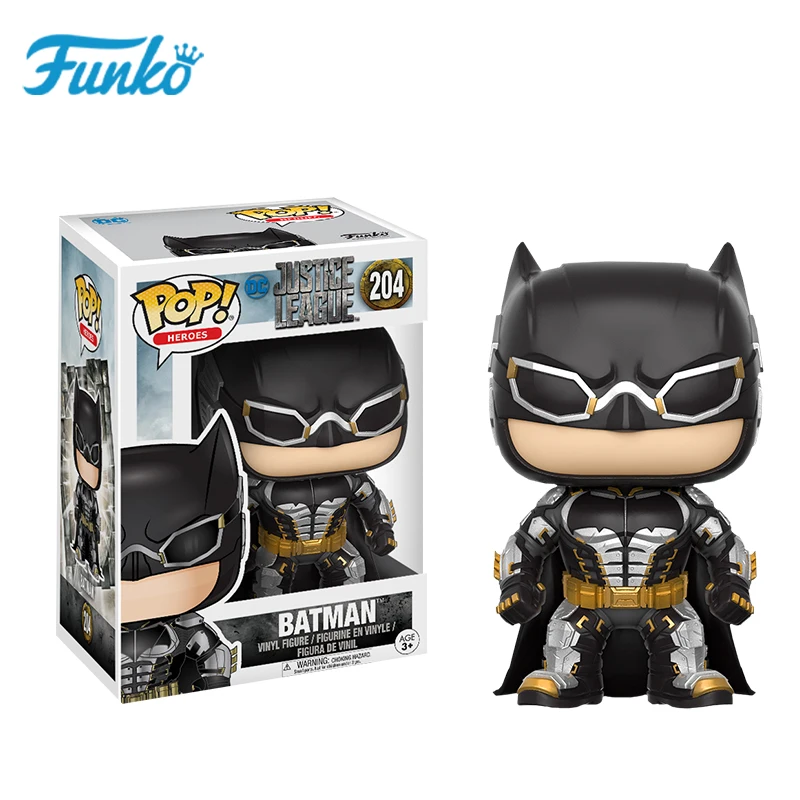 FUNKO POP официальная 1 шт. Лига Справедливости DC Бэтмен Супермен Чудо Женщина флэш