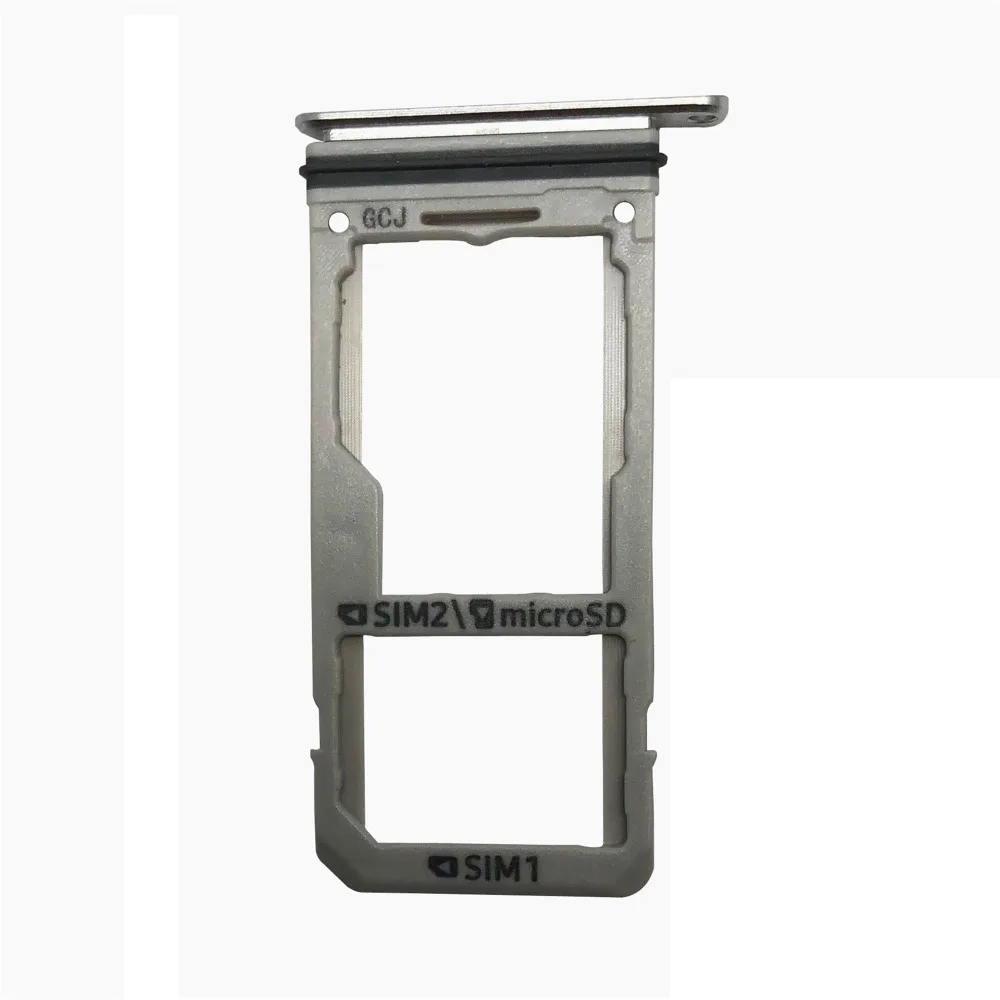 

Dual Sim Card Tray Replacement for Samsung Galaxy S8 G950F G950U (Silver)