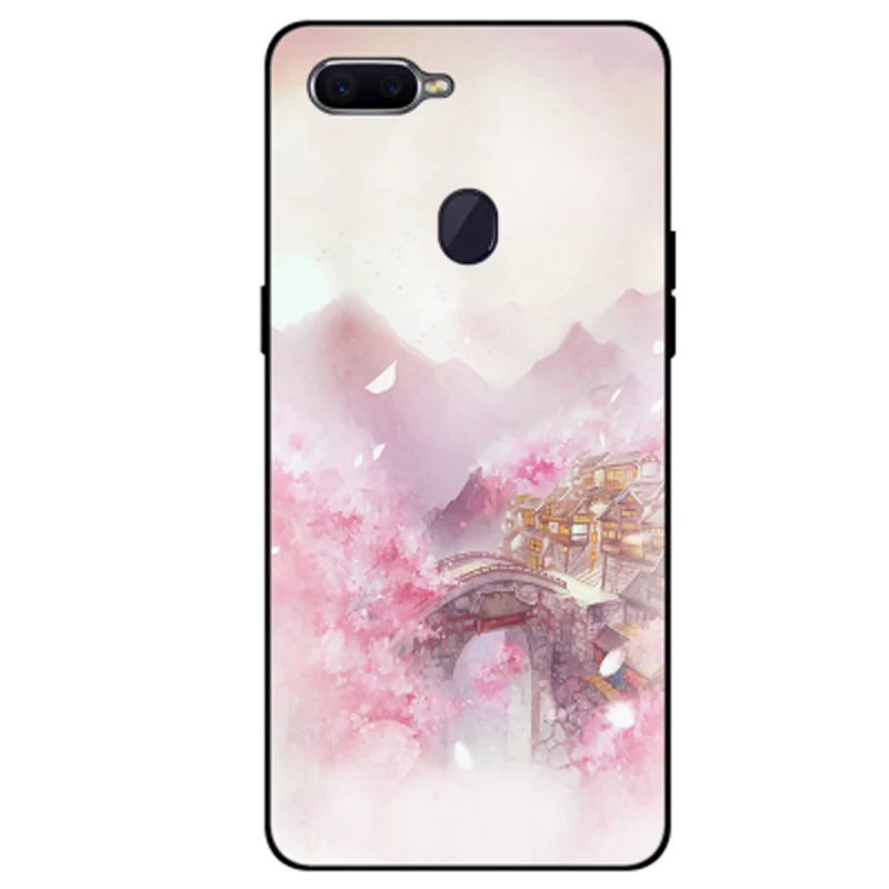 Чехол для телефона Oppo A7X чехол с мультяшным рисунком прозрачный мягкий