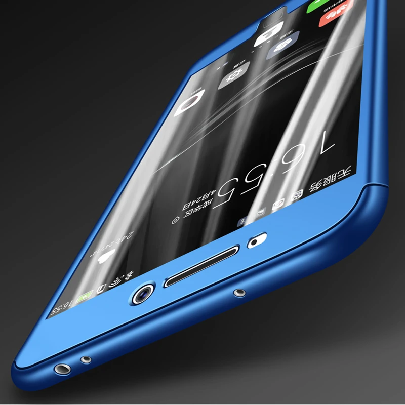 360 degree Full Protection shockproof Cover Case For Huawei Mate 10 lite matte hard Pro glass |