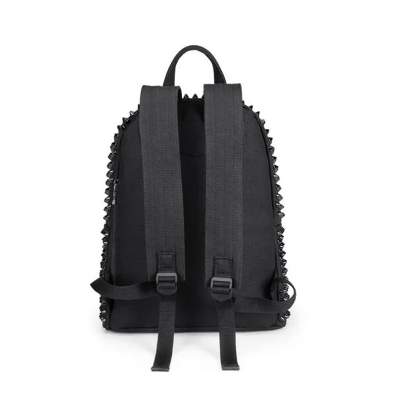 Women Luxury Backpack High Quality Rivet Canvas Backpack Ladies Travel Bagpack Mochila School Bags For Girls Back Pack Sac A Dos