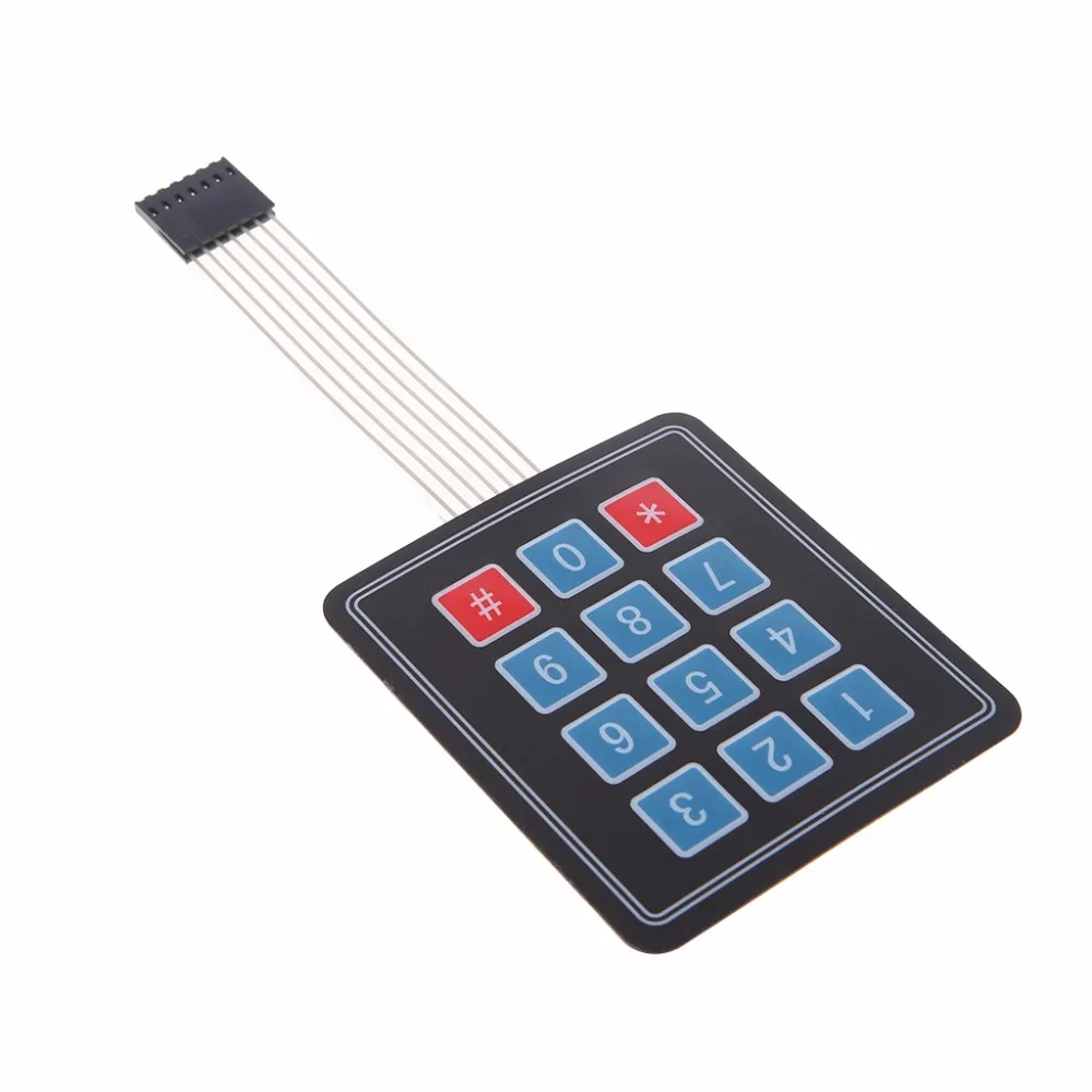 Matrix Array 12 Key Membrane Switch Keypad Keyboard For AVR 4 x 3 High Quality C26 | Компьютеры и офис