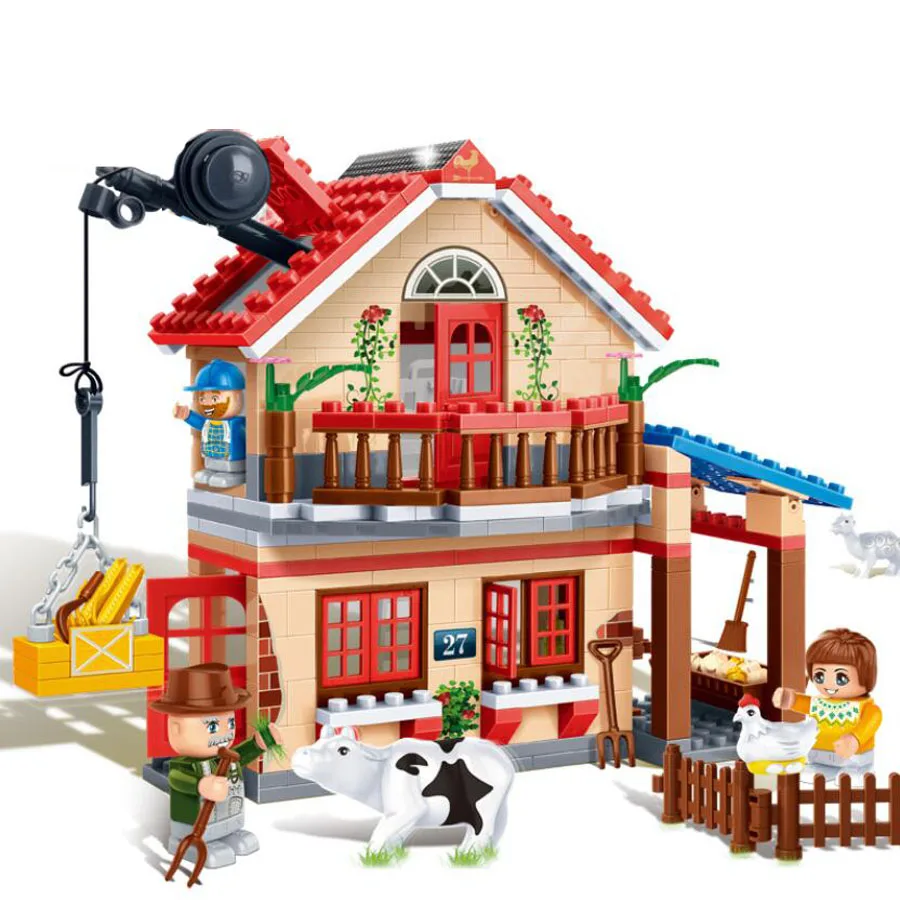 315 шт. Детский конструктор Друзья на ферме|building blocks set|block setfriends serie |