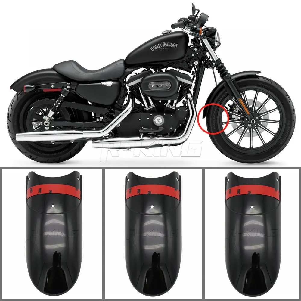 Удлинитель брызговиков шириной 10 см удлинитель переднего крыла для Harley Sportster XL 1200