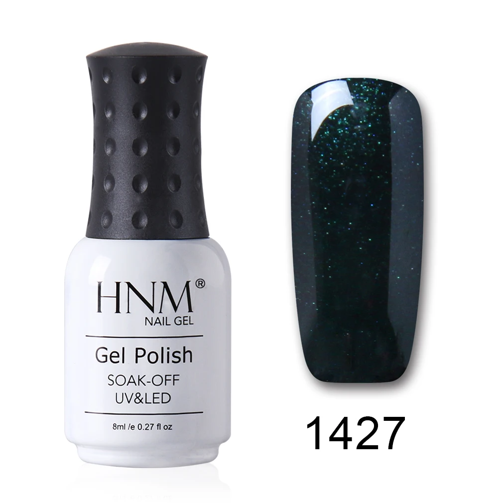 1427 HNM 199 цветов Гель-лак для ногтей Светодиодный УФ-гель для ногтей замочить от ногтей Гель-лак блеск 8 мл Черный Белый Красный Гибридный гвоздь Гель-лак - Цвет: 1427