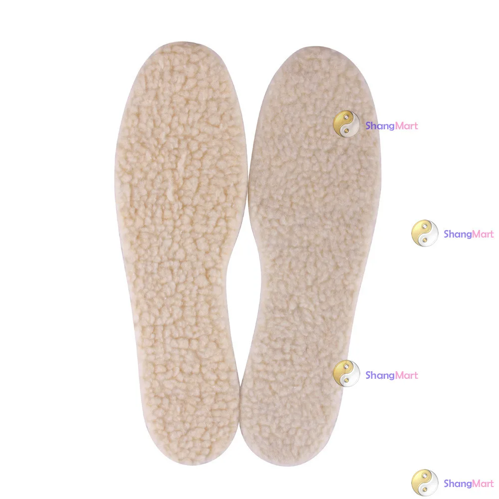 ShangMart original brand Winter Warm Soft Artificial Wool Unisex Boots Insole Plush Shoe Inserts Size Cheaper! | Обувь