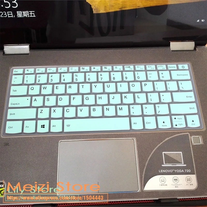 whiteblue 13,3 14 дюймов ноутбук Клавиатура Защитная крышка для lenovo yoga 720-12IKB 720 13 ''/720 s 13 720s 14'' 730 13' 920 14 320s-13IKB - Цвет: whiteblue