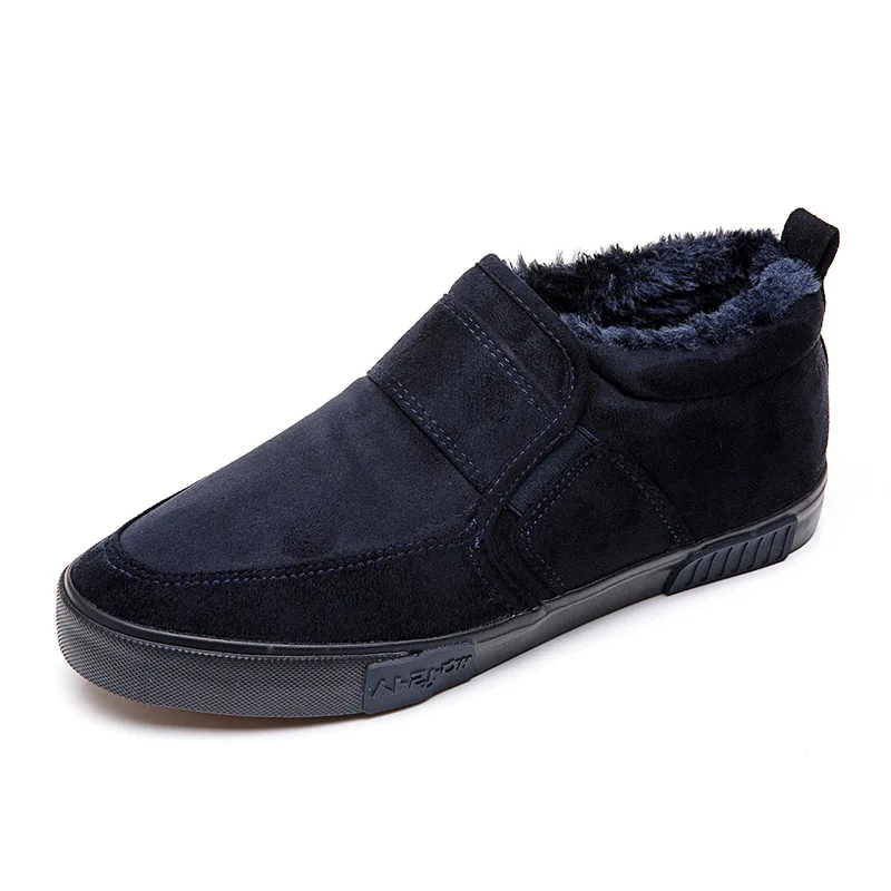 New autumn and winter models men's thick cotton shoes warm velvet anti-freeze sets of feet super fire casual men | Обувь