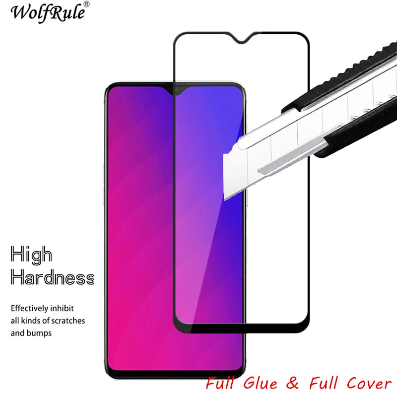 Pel&iacute;cula protectora de pantalla LCD OPPO F11, vidrio de pegamento completo OPPO A9, cubierta completa de vidrio templado para OPPO A9/F11, pel&iacute;cula de tel&eacute;fono, 2 piezas-0