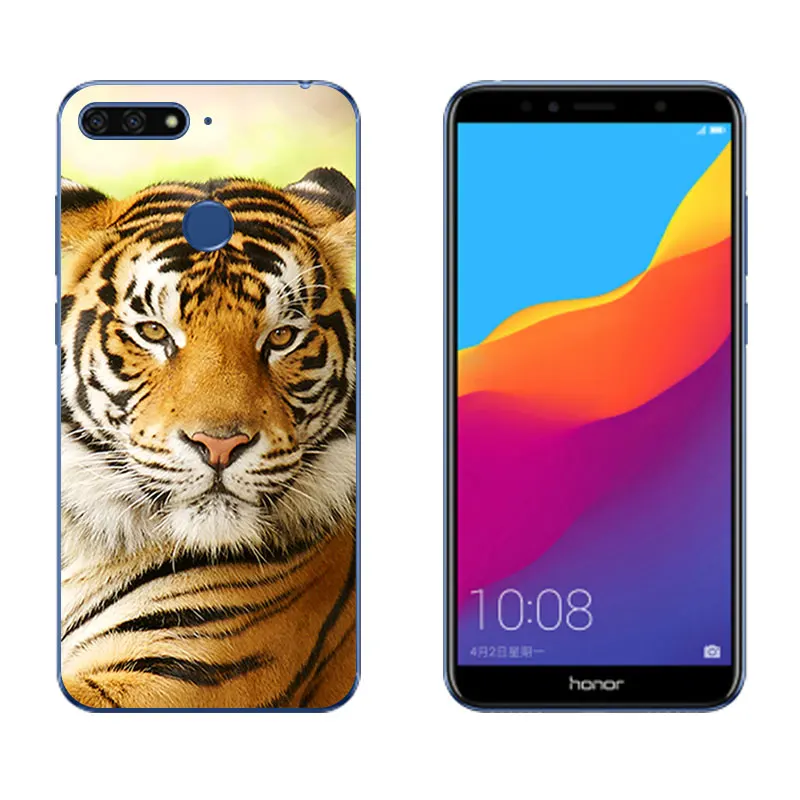 5 7 дюйма для Huawei Honor 7A Pro мягкий ТПУ чехол телефона Прозрачная силиконовая задняя
