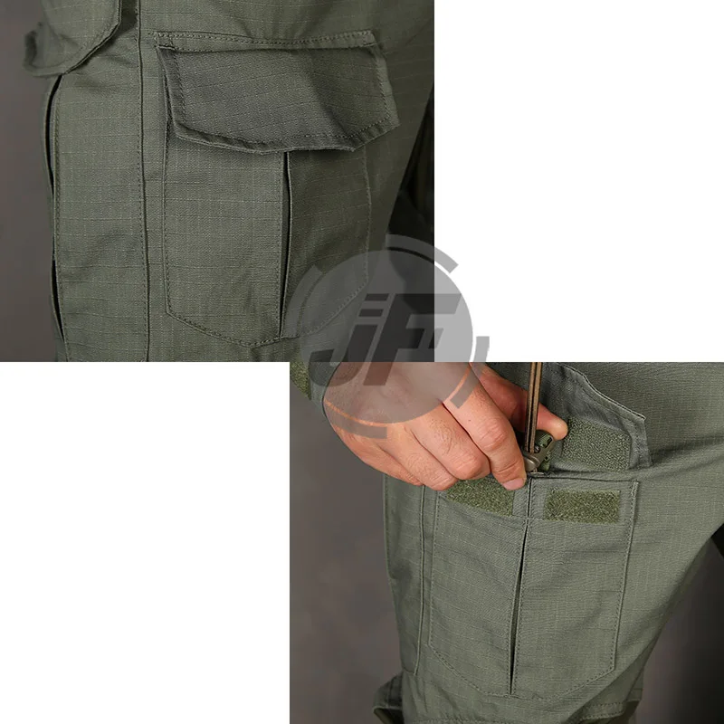 Emersongear G3 расширенная версия BDU Униформа боевая рубашка и брюки с наколенниками Водонепроницаемая тактическая одежда GEN3 камуфляж