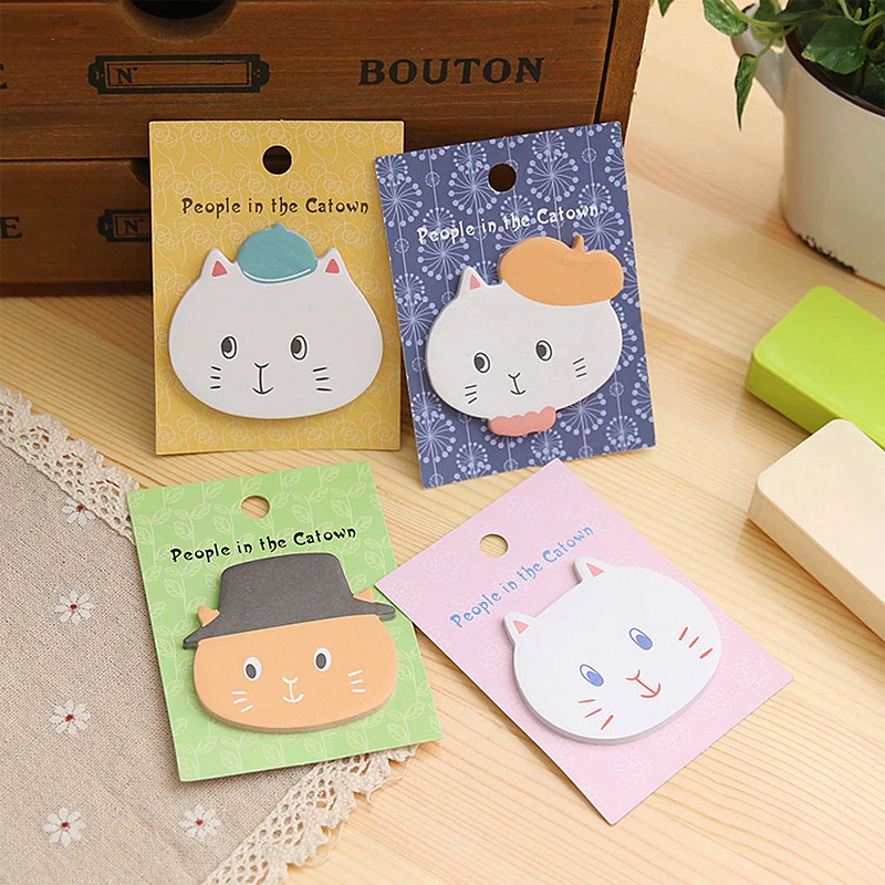CXZY kitti Черный Кот Страница флаги розовые Липкие заметки kawaii индексные вкладки