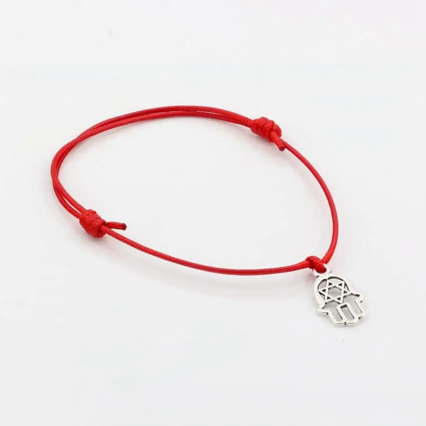 6 шт Смешанные Каббала Хамса рука Звезда Подвески со звездой Давида красного