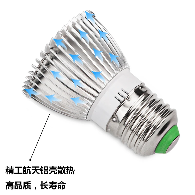 1 шт. AC 85-265 в E27 GU10 E14 18 бусин 8 Вт 10 28 5730 SMD Светодиодная лампа для выращивания