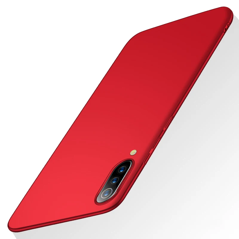Тонкий жесткий чехол из поликарбоната для samsung Galaxy A50 A30, чехол, матовая броня, Пластиковая Задняя крышка для samsung Note 10 S10 Plus A40 A60 A70 - Цвет: Red