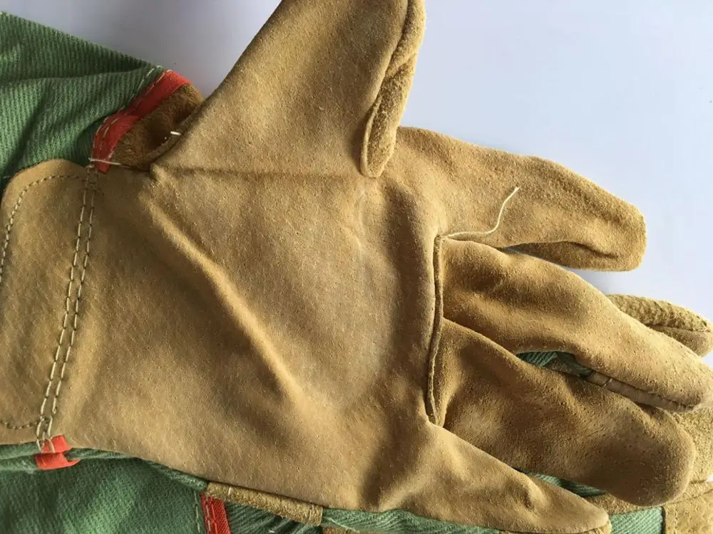 

Safety Welding Gloves Soft Leather Full Palm Gloves Wear-Resistant High Temperature Gloves Available In Different Occasions