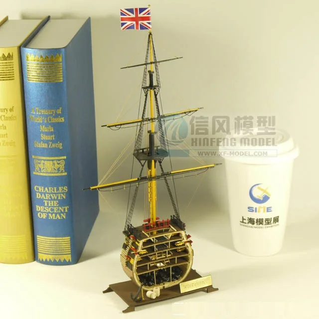 Масштаб 1/200 британская классическая древняя мини модель корабля 1778 HMS Victory warship
