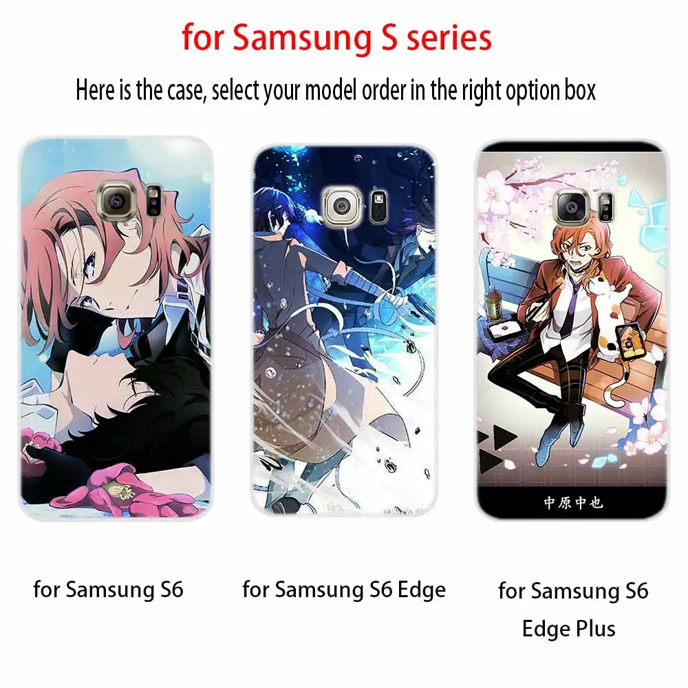 Чехол с рисунком для Samsung Galaxy S8 S9 S10 S20 S21 Plus Lite ультрачехол S10E S7 Edge аниме бродячие