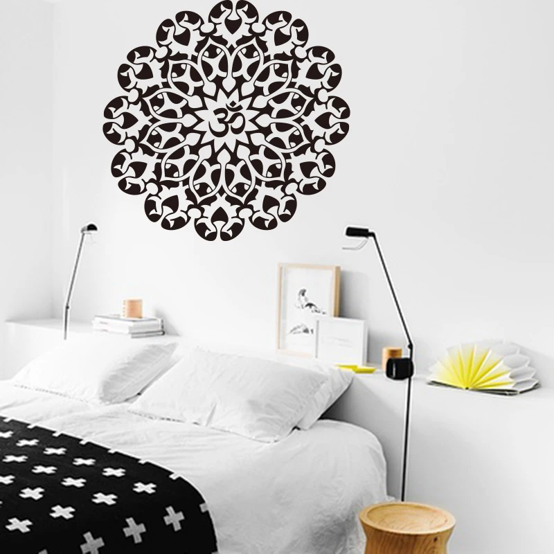 Наименование Индия планшетофон для гостиной йоги искусство Datura Lotus Om Symnol цветок