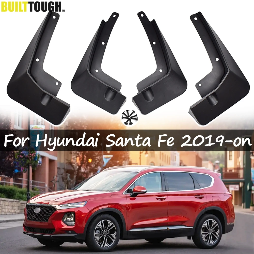 Брызговики для Hyundai Santa Fe TM 2019 брызговики 2018|Грязезащита| |