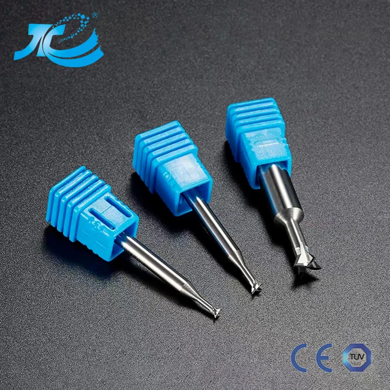 10 шт. Фрезы из вольфрамового карбида 45 градусов для выполнения фасок на ЧПУ-фрезере из металла D2-12 мм.