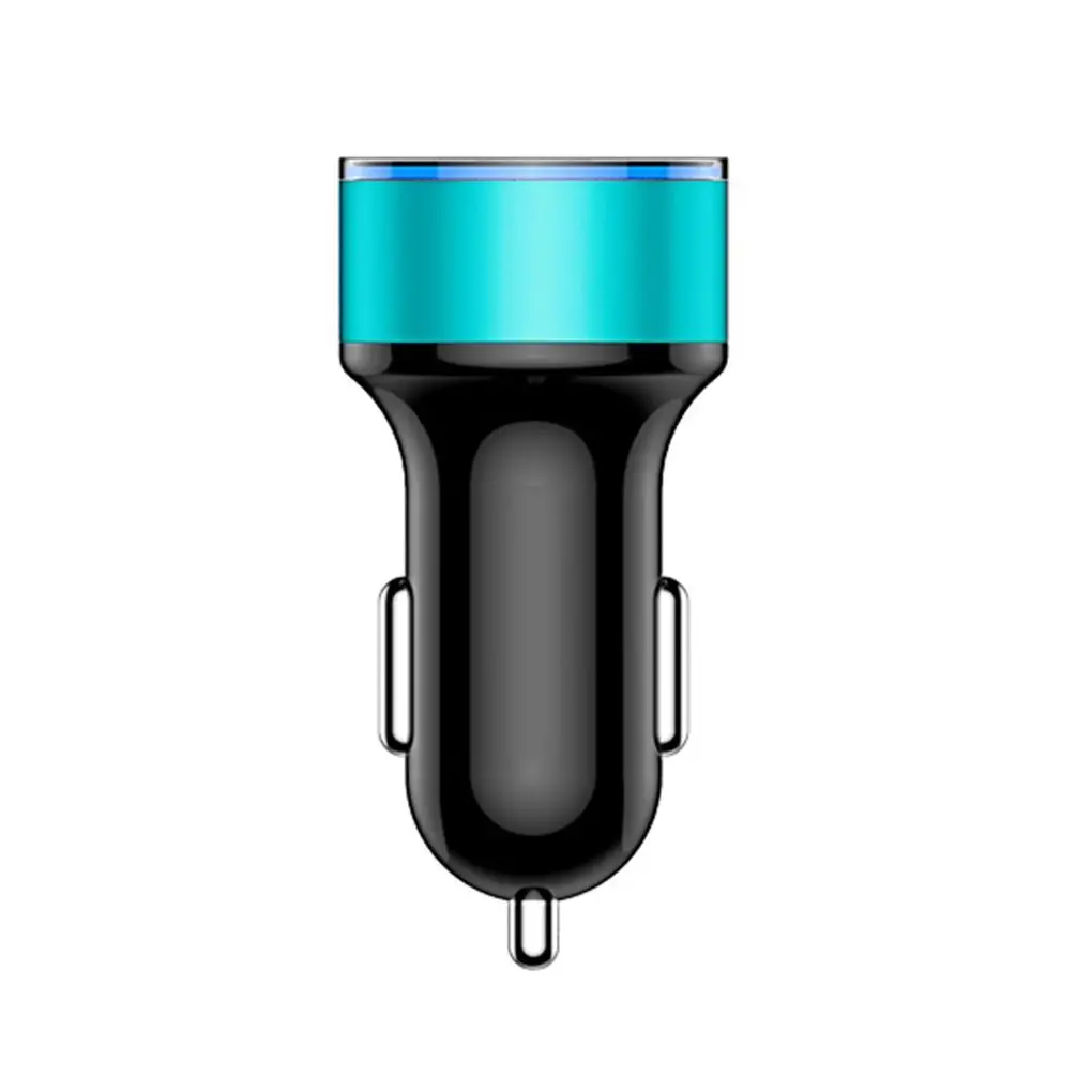 Автомобильное зарядное устройство с двумя USB, 5 В/3,1 А, светодиодный дисплей, универсальное автомобильное зарядное устройство для мобильного телефона, для iPhone, для Xiaomi, для huawei