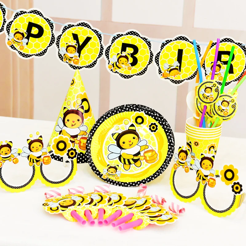 Children's birthday theme cutlery set party decoration disposable environmental protection | Дом и сад