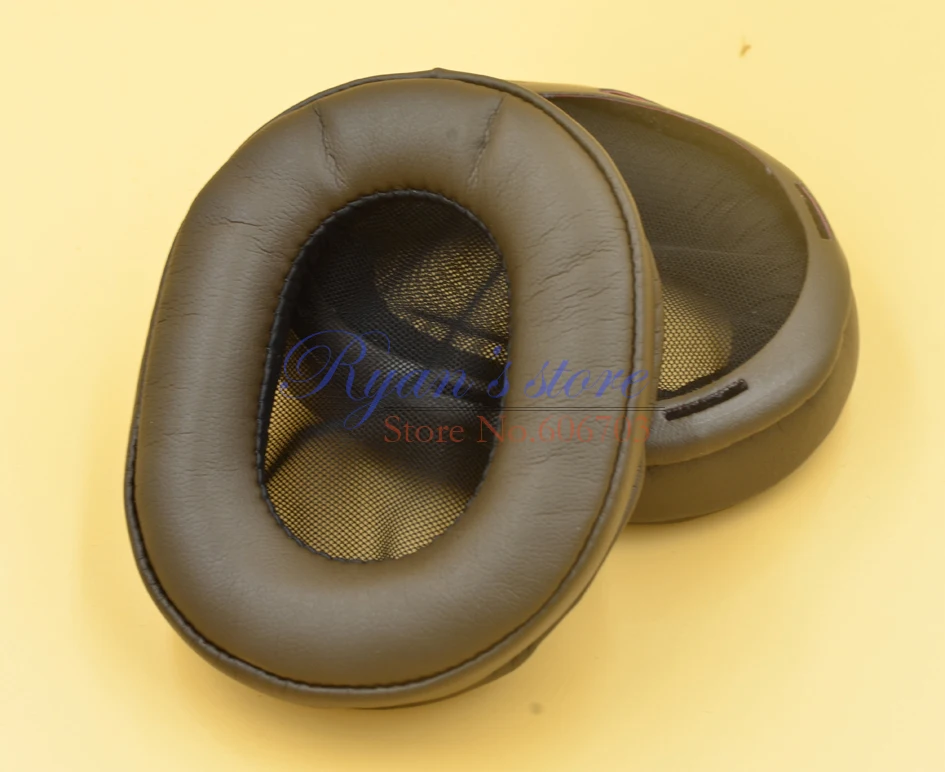 BROWN Defean мягкая Белковая Кожа Подушка амбушюры чехлы для SONY MDR 1R 1R NC 1R MK2 1RBT MK2 1A 1ADAC 1ABT DAC BT наушники - Цвет: BROWN