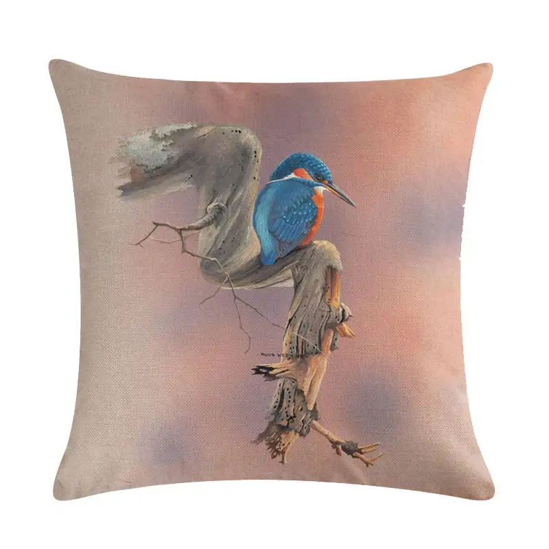 Наволочки 45*45 см kingfisher Birds подушки с узором декоративные наволочки для дома