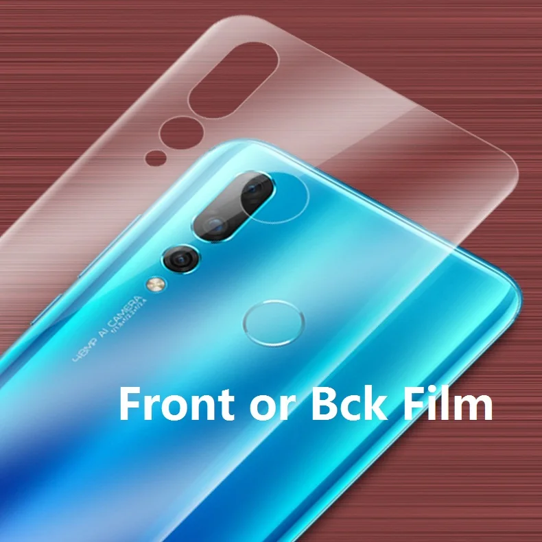 Передняя и задняя мягкая защитная пленка из ТПУ для Huawei Nova3 3i 2s P20lite Mate 20 Lite Pro nova4