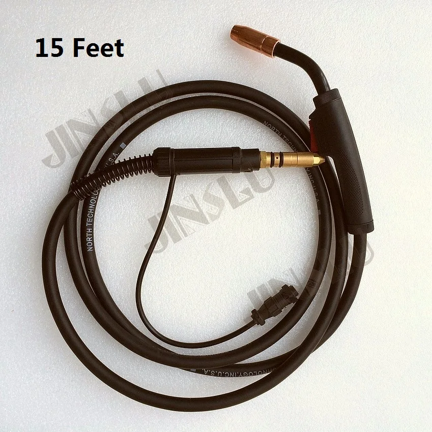 

15 Feet 180A Miler Connector Replacement Tweco MIG Welding Gun Torch Tweco Head