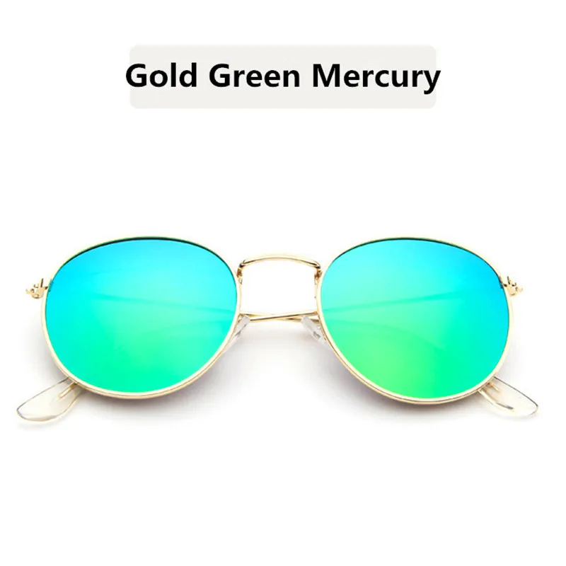 gold green silver Занавес Gafas De Sol Mujer модные Овальные Солнцезащитные очки для женщин маленькая оправа стимпанк Ретро Солнцезащитные очки женские Oculos De Sol UV400 - Цвет линз: gold green silver