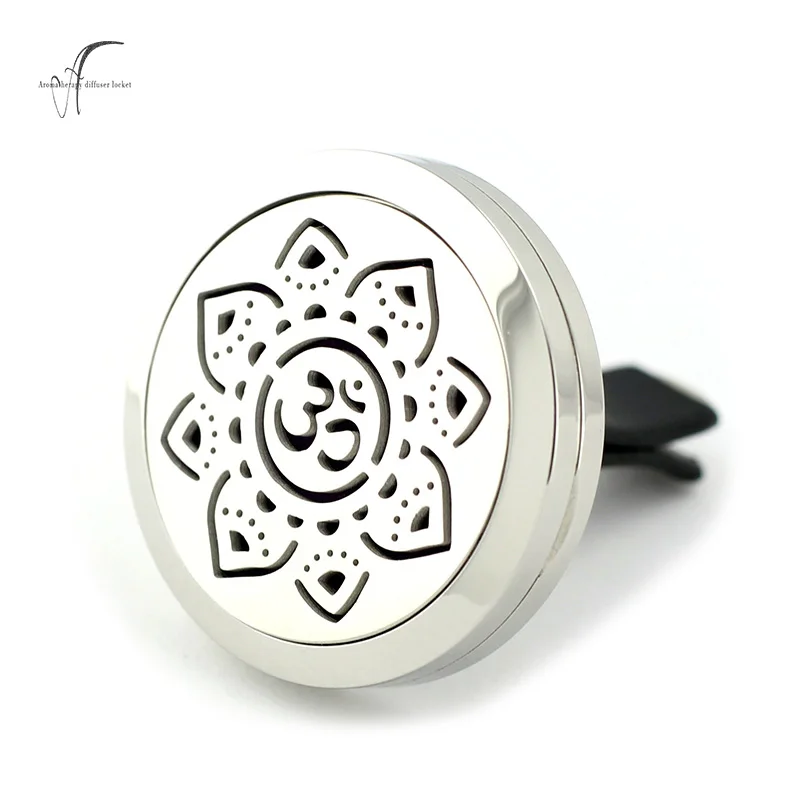 316L Stainless Steel Perfume Pendant Magnetic MAMA bear car clip Locket Air Freshener Aromatherapy Diffuser with pads | Украшения и