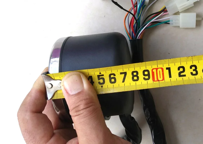 TKOSM Универсальный Ретро Цифровой мотоциклетный светодиодный Спидометр Одометр