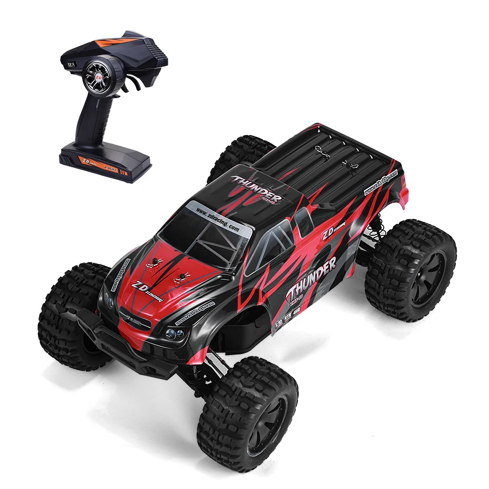 ZD гоночный автомобиль 1/10 бесщеточный 4WD монстр грузовик водонепроницаемый 60A ESC