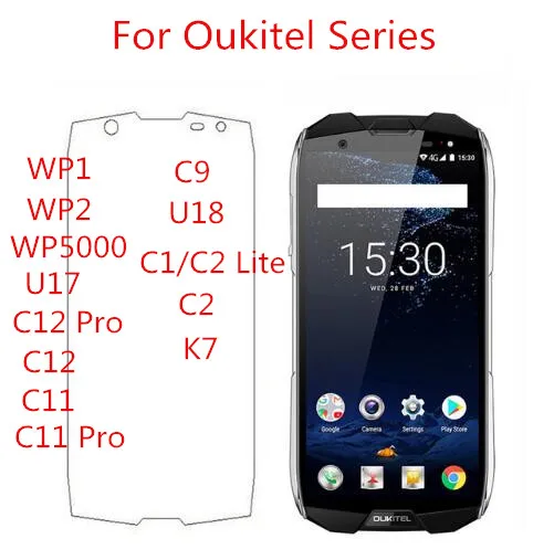 Закаленное стекло Oukitel WP1 WP2 WP5000 для U17 C12 C11 Pro C9 C18 C1 C2 Lite k7 Защитная пленка