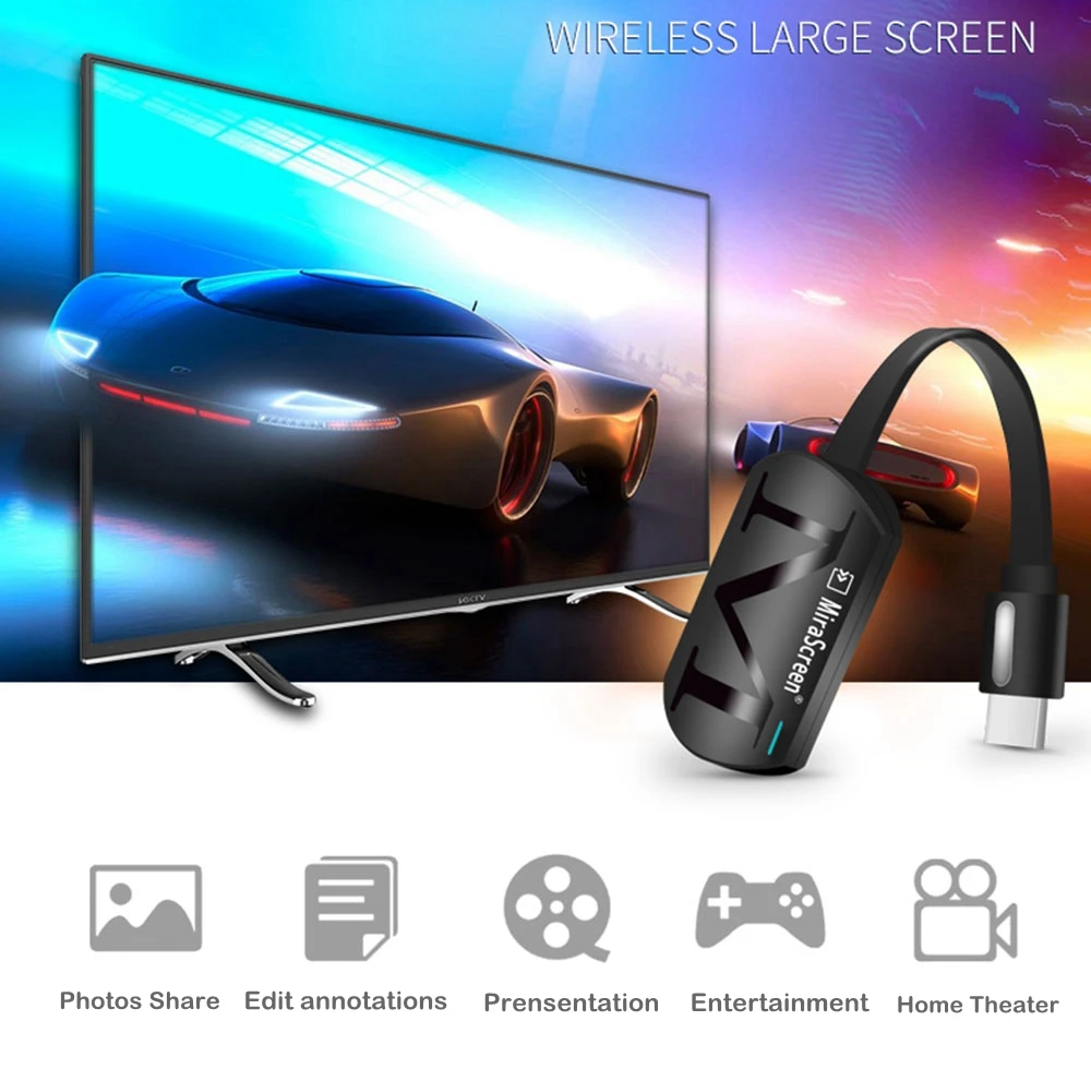Медиа стример Miracast G2 Mirascreen G4 WiFi Дисплей донгл приемник для Google Chromecast 2 хромированный кромекаст ключ