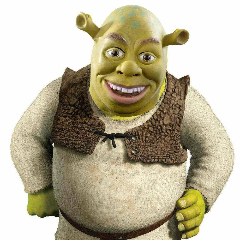 Shrek Маска супергероя Человека-паука яда, косплей, маска Человека-паука Эдварда Буллока, маска темного супергероя яда, латексная маска, Вечерние Маски на Хэллоуин - Цвет: Shrek