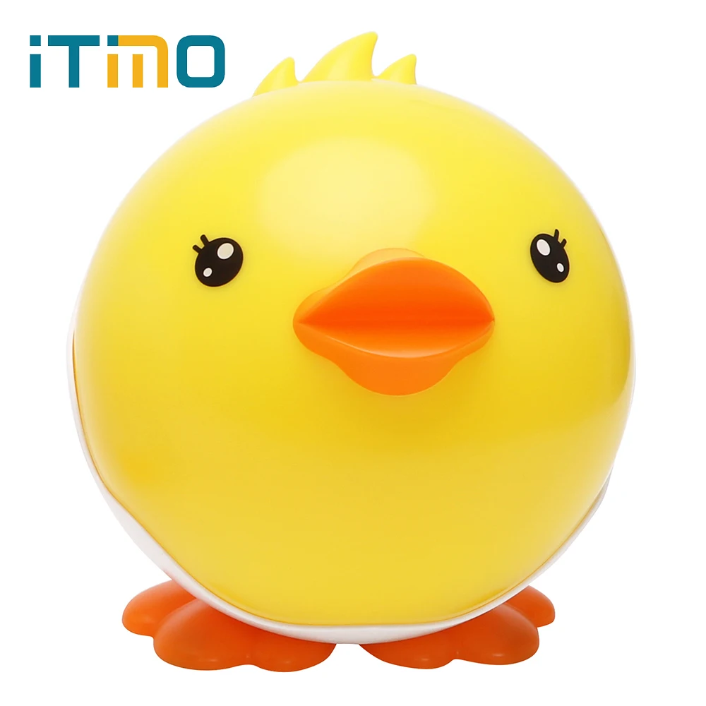 

ITimo для детей, подарки, 4 цвета, милый, 3 режима, сенсорный сенсор, светодиодный Ночной светильник, USB Перезаряжаемый, маленькая утка, лампа для дома, светильник