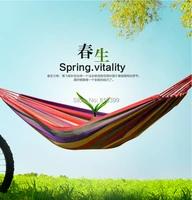 free shipping 230150cm new huge double cotton fabric hammock air chair hanging swinging camping outdoor red