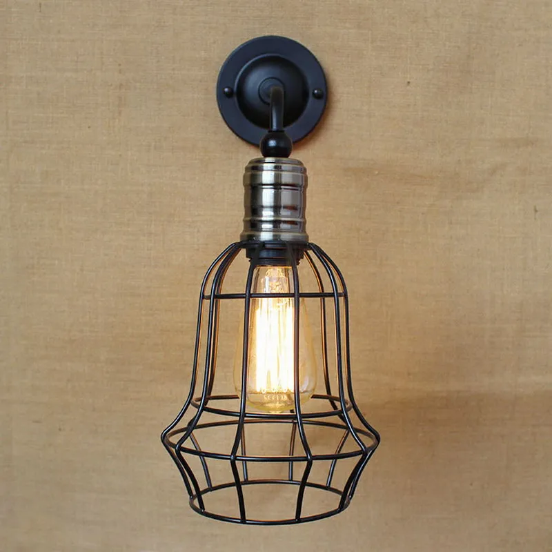 Новый дизайн настенный светильник в античном стиле с черным металлическим