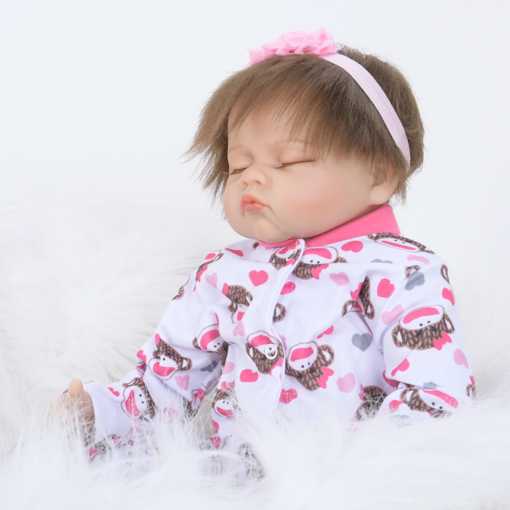 Новейший стиль Reborn Baby Doll продукт 22 дюймов 55 см хлопок тело силиконовые для