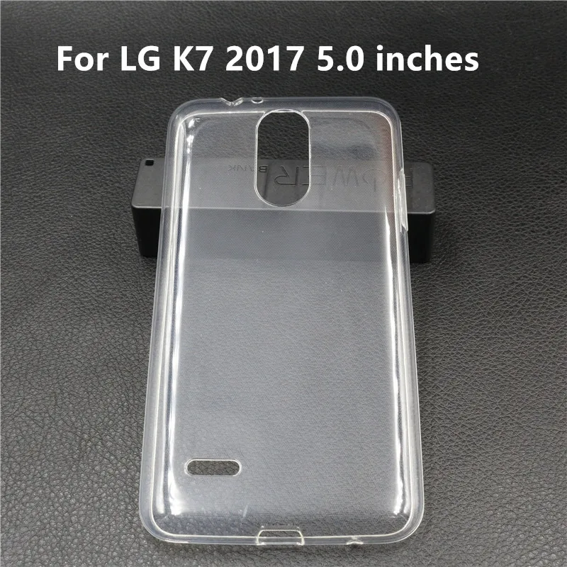 Для LG K7 2017 чехол для телефона 5 0 ''ультра тонкий мягкий силиконовый прозрачный
